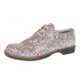 Pantofi dama casual din piele naturala Mozaic Colorat P102BEJ2